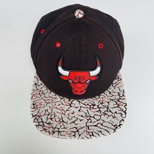 Chicago Bulls New Era 9FIFTY Hat Snapback Elephant Print Brim Brown Logo NBA